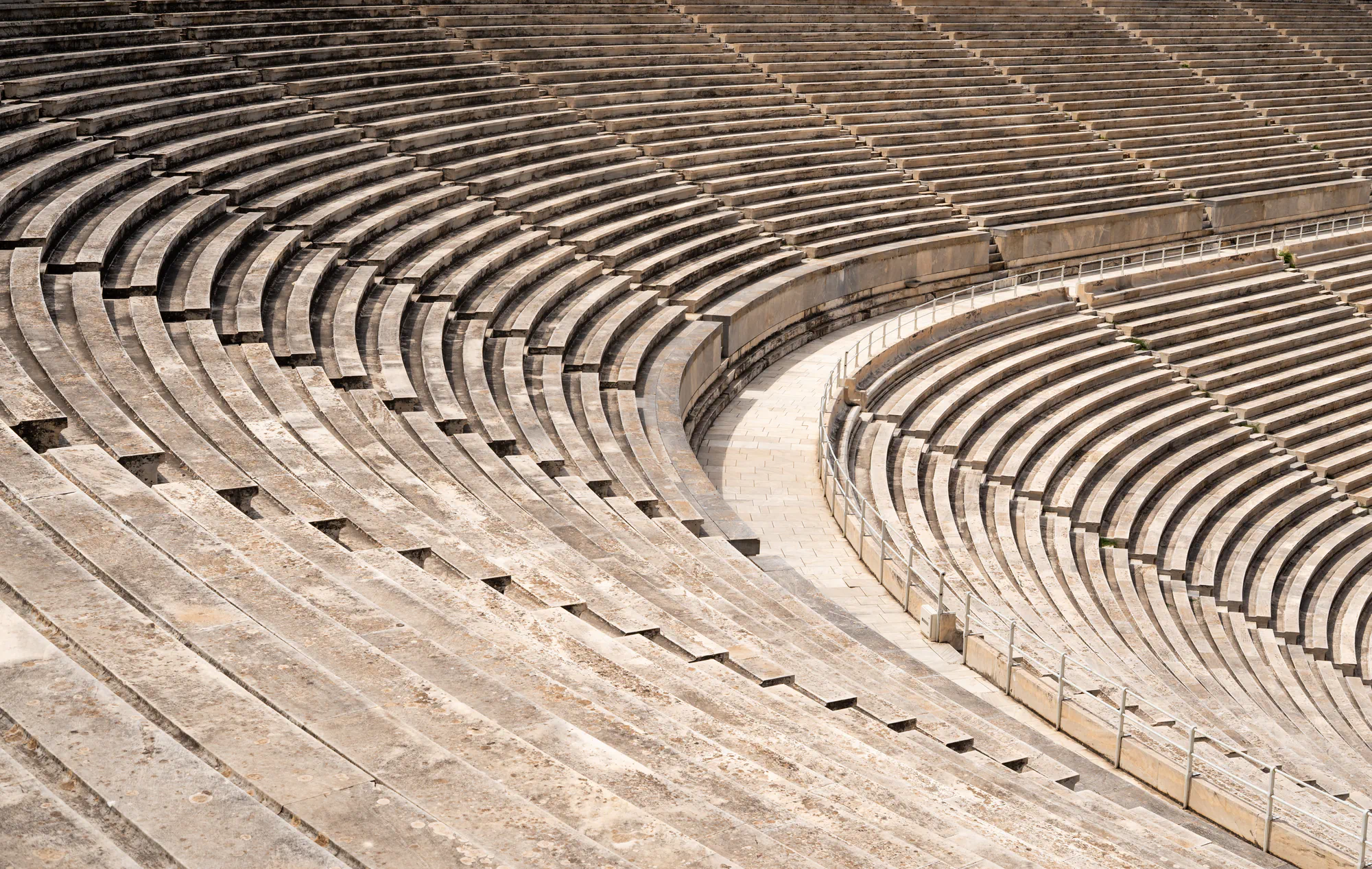 a close-up of the olympic stadium in athens